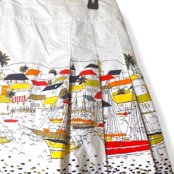 Eddie Bauer Sail boat pleated 100% cotton nautical boating sail size 14 - Picture 4 of 10
